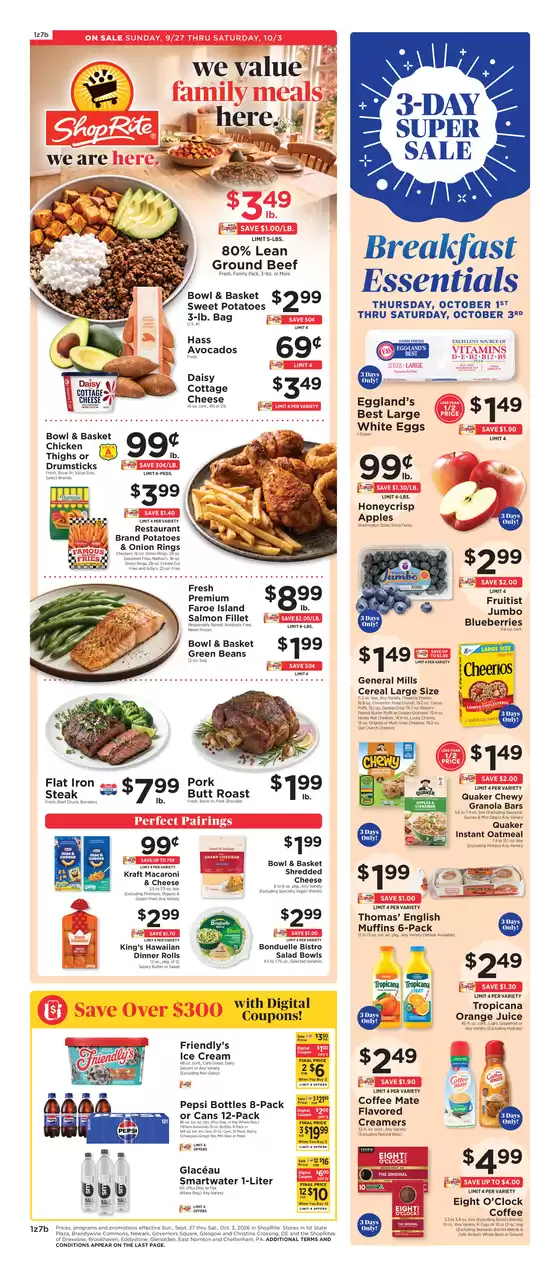 ShopRite catalogue in Linthicum Heights MD | Current special promotions | 2026-09-24T00:00:00.000Z - 2026-10-03T00:00:00.000Z