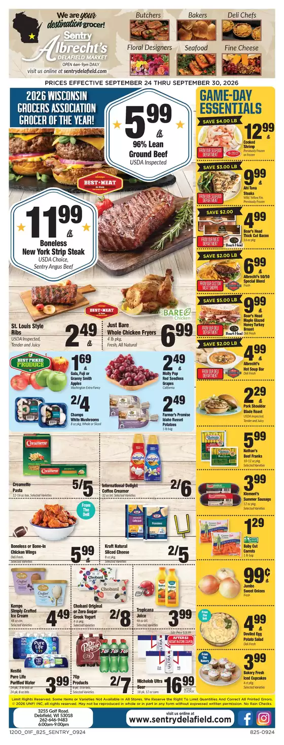 Sentry catalogue in Waukesha WI | Weekly Ad | 2026-09-24T00:00:00.000Z - 2026-09-30T00:00:00.000Z