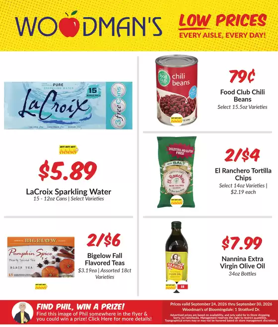 Woodman's catalogue in Wheaton IL | Discounts and promotions | 2026-09-24T00:00:00.000Z - 2026-09-30T00:00:00.000Z