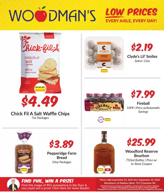 Woodman's catalogue | Great offer for all customers | 2026-09-24T00:00:00.000Z - 2026-09-30T00:00:00.000Z