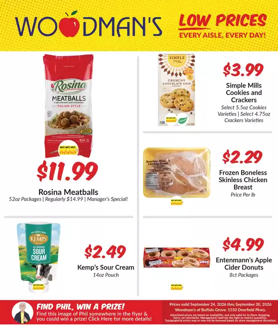 Woodman's catalogue in Wauconda IL | Save now with our deals | 2026-09-24T00:00:00.000Z - 2026-09-30T00:00:00.000Z