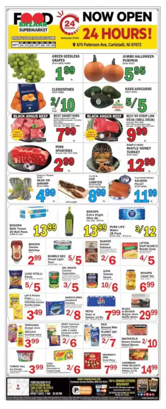Food Bazaar catalogue | Special offers for you | 2026-09-24T00:00:00.000Z - 2026-09-30T00:00:00.000Z