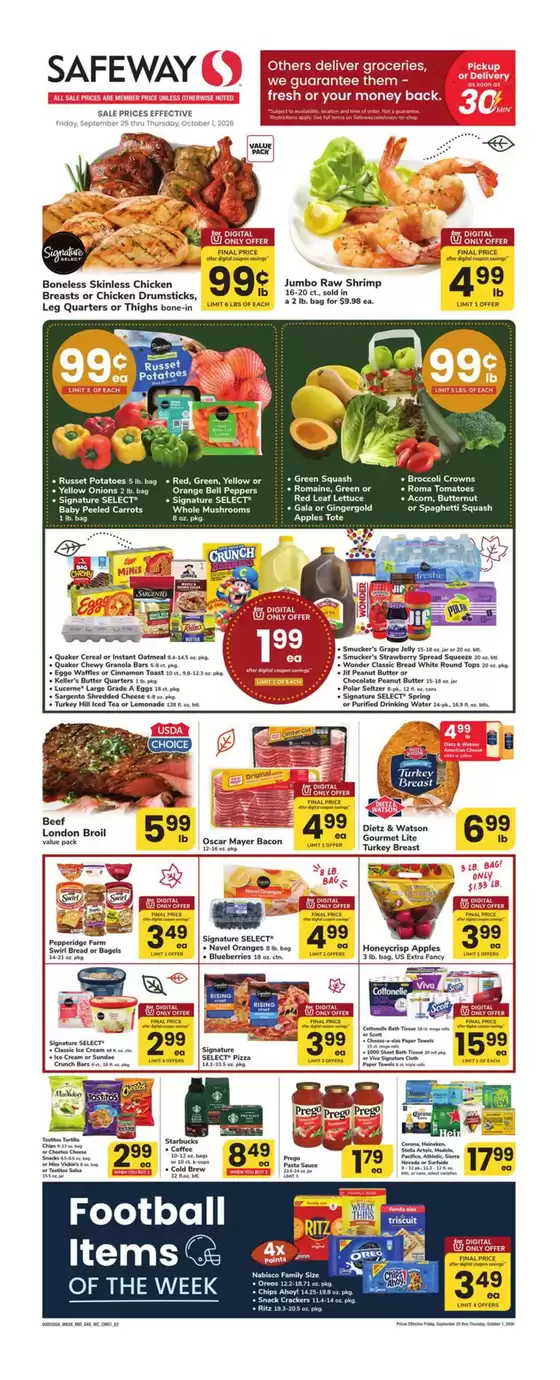 Safeway catalogue in Annandale VA | Save now with our deals | 2026-09-25T00:00:00.000Z - 2026-10-01T00:00:00.000Z