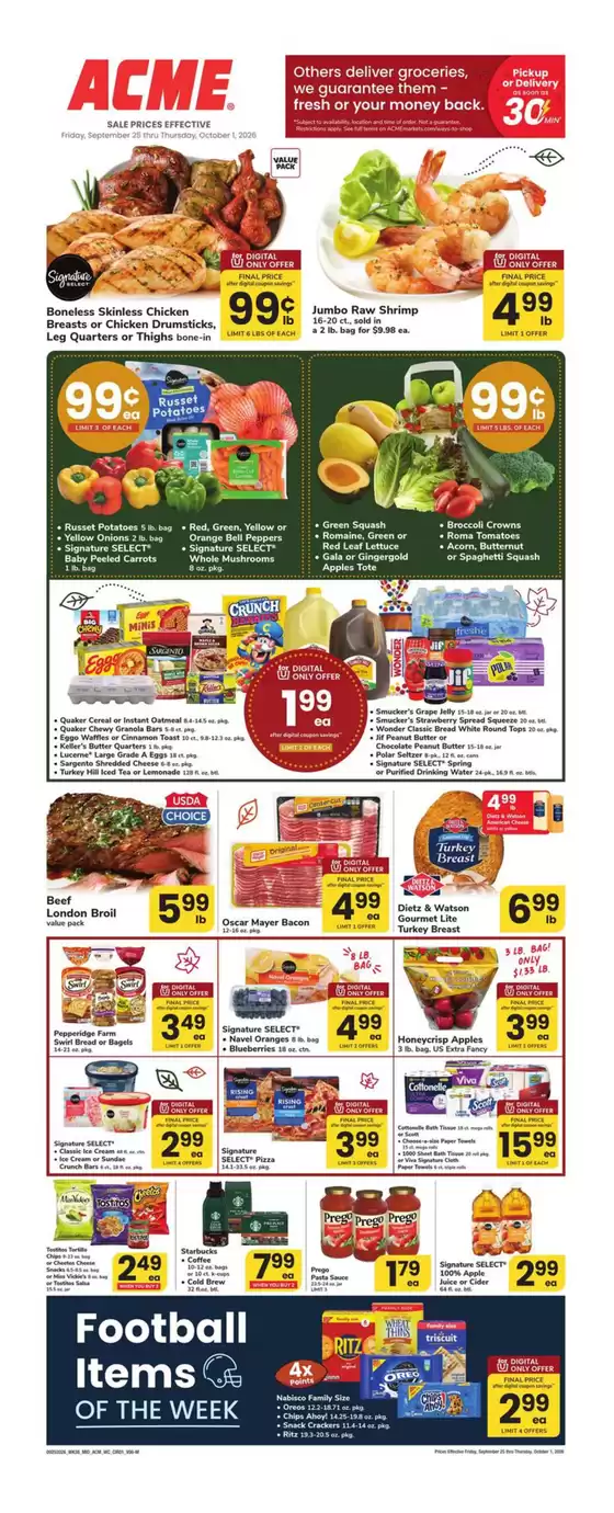 ACME catalogue | Weekly Ad | 2026-09-25T00:00:00.000Z - 2026-10-01T00:00:00.000Z