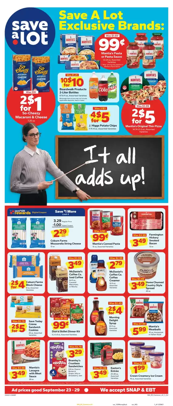 Save a Lot catalogue in Elizabeth IN | Great discounts on selected products | 2026-09-23T00:00:00.000Z - 2026-09-29T00:00:00.000Z