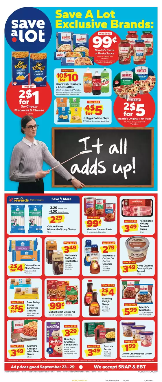 Save a Lot catalogue | Save now with our deals | 2026-09-23T00:00:00.000Z - 2026-09-29T00:00:00.000Z