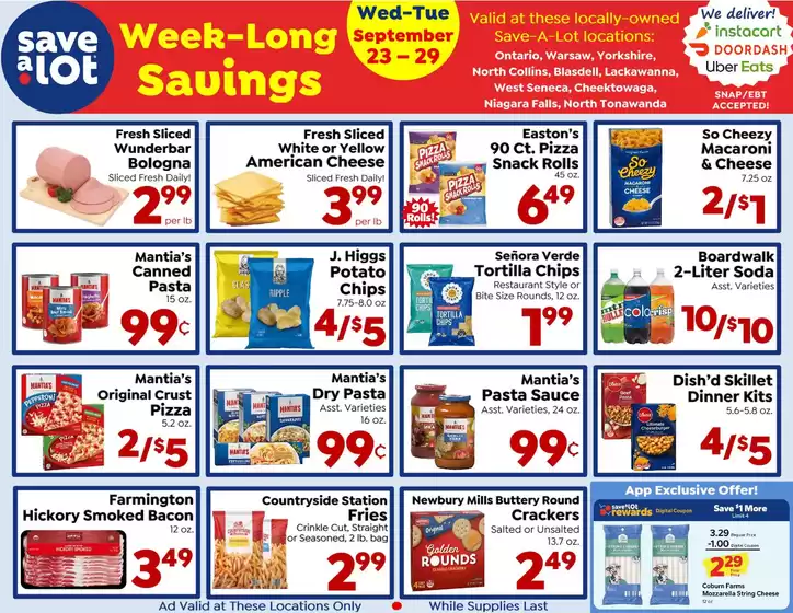 Save a Lot catalogue in Buffalo NY | Offers for bargain hunters | 2026-09-23T00:00:00.000Z - 2026-09-29T00:00:00.000Z