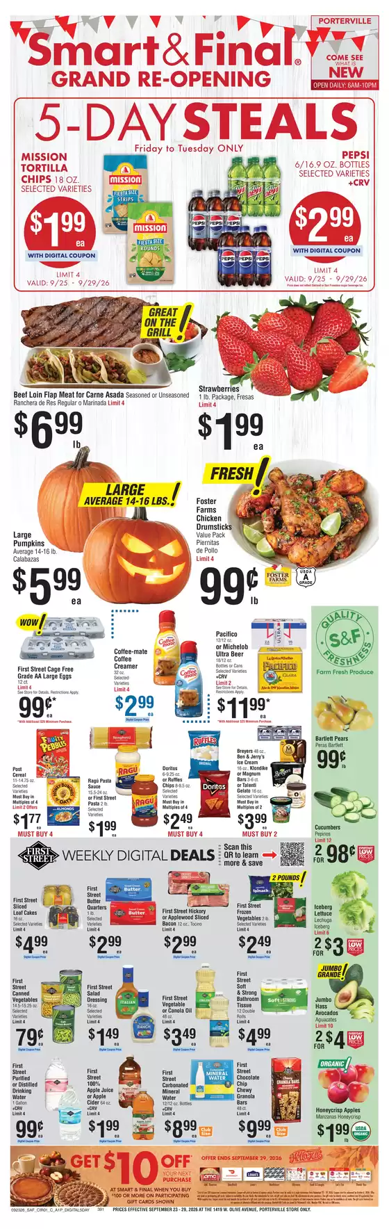 Smart & Final catalogue in Los Gatos CA | Great offer for all customers | 2026-09-25T00:00:00.000Z - 2026-09-29T00:00:00.000Z