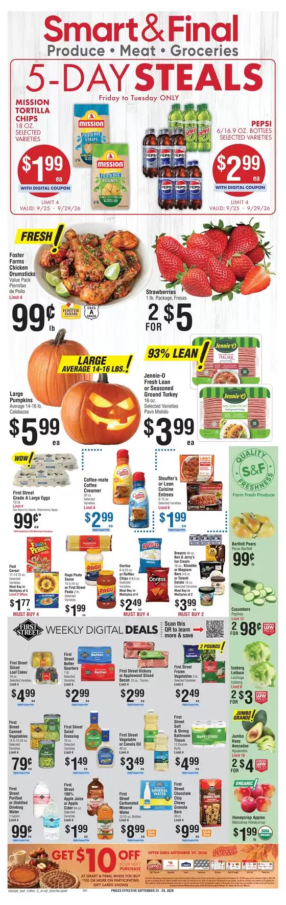 Smart & Final catalogue in Los Gatos CA | Top deals and discounts | 2026-09-25T00:00:00.000Z - 2026-09-29T00:00:00.000Z