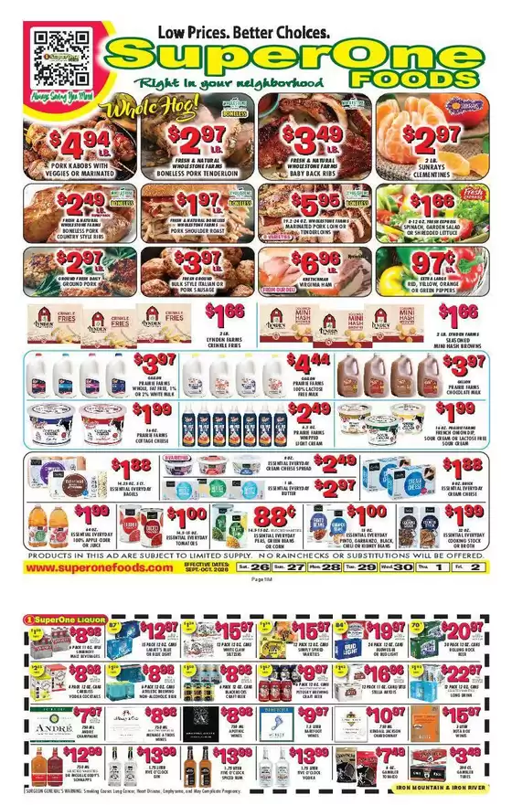 Super One Foods catalogue | Weekly Ad Savings | 2026-09-10T00:00:00.000Z - 2026-10-02T00:00:00.000Z
