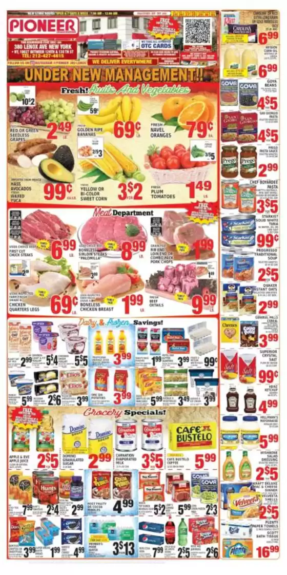 Pioneer Supermarkets catalogue | Top offers for all bargain hunters | 2026-09-25T00:00:00.000Z - 2026-10-01T00:00:00.000Z