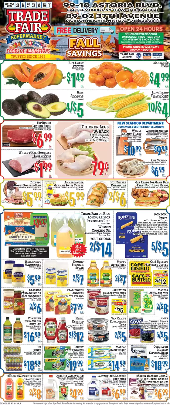 Trade Fair Supermarket catalogue | Current deals and offers | 2026-09-25T00:00:00.000Z - 2026-10-01T00:00:00.000Z