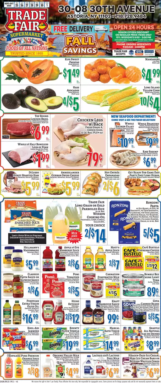 Trade Fair Supermarket catalogue | Trade Fair Supermarket weekly ad | 2026-09-25T00:00:00.000Z - 2026-10-01T00:00:00.000Z