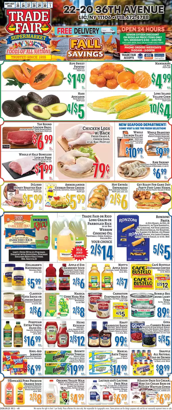 Trade Fair Supermarket catalogue | Top offers for smart savers | 2026-09-25T00:00:00.000Z - 2026-10-01T00:00:00.000Z