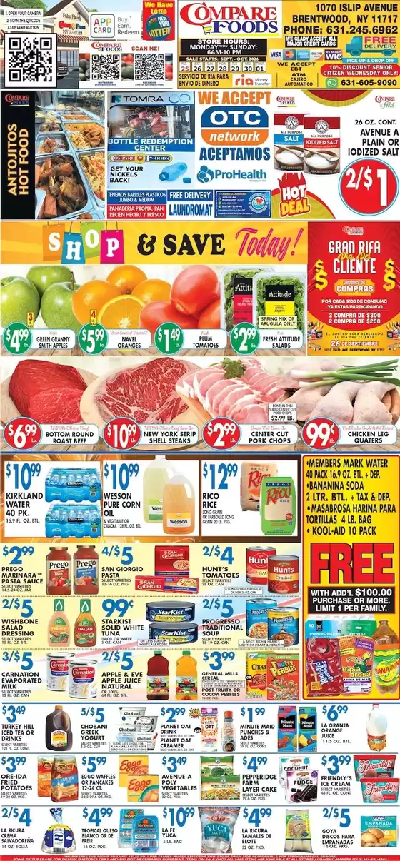 Compare Foods catalogue | Attractive special offers for everyone | 2026-09-25T00:00:00.000Z - 2026-10-01T00:00:00.000Z