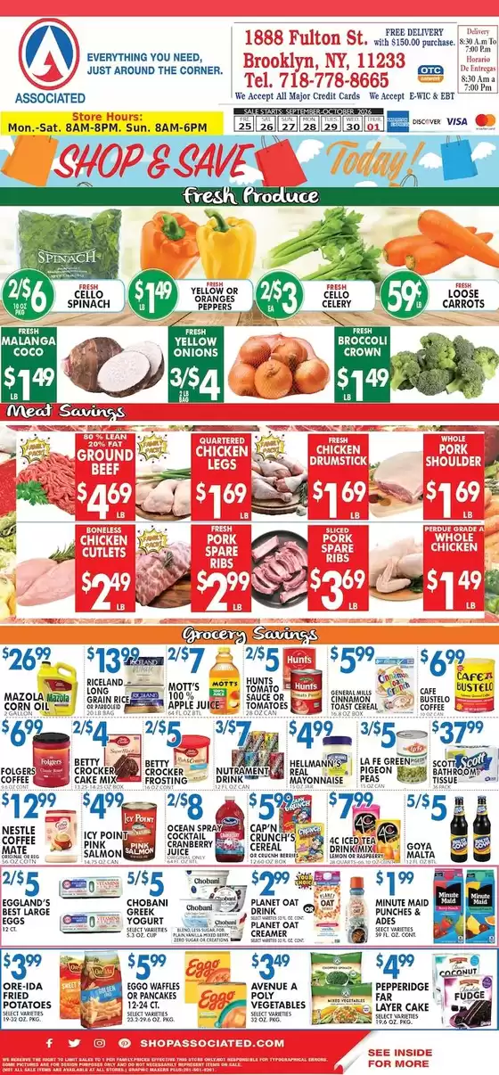 Associated catalogue | Wide range of offers | 2026-09-25T00:00:00.000Z - 2026-10-01T00:00:00.000Z