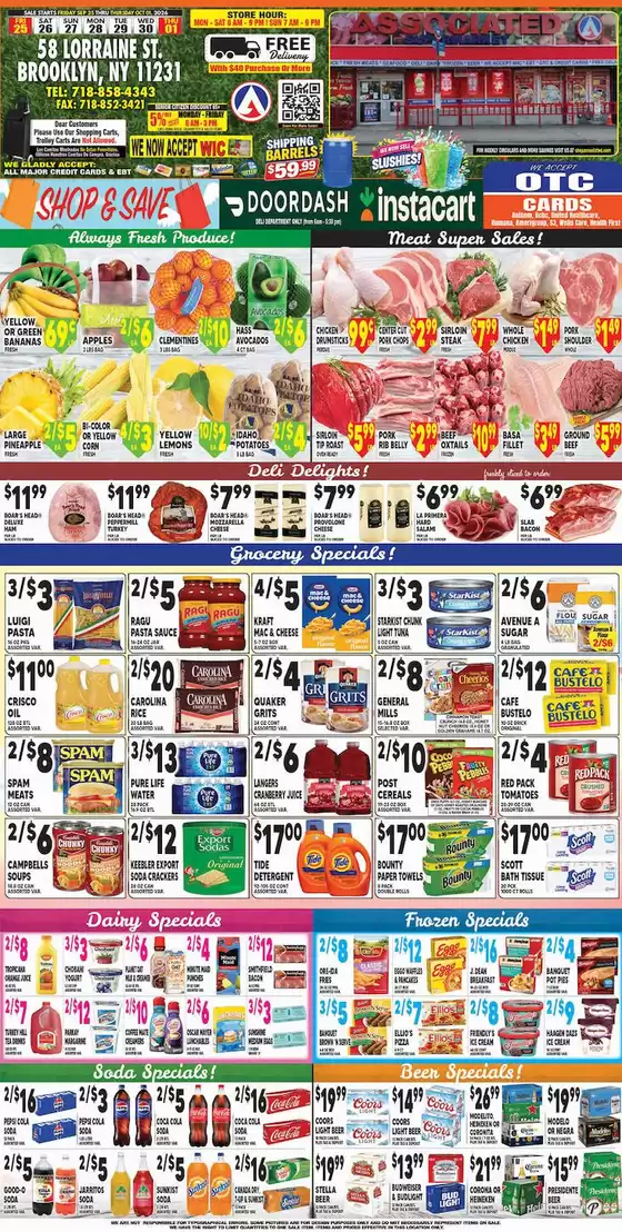 Associated catalogue | Exclusive deals for our customers | 2026-09-25T00:00:00.000Z - 2026-10-01T00:00:00.000Z