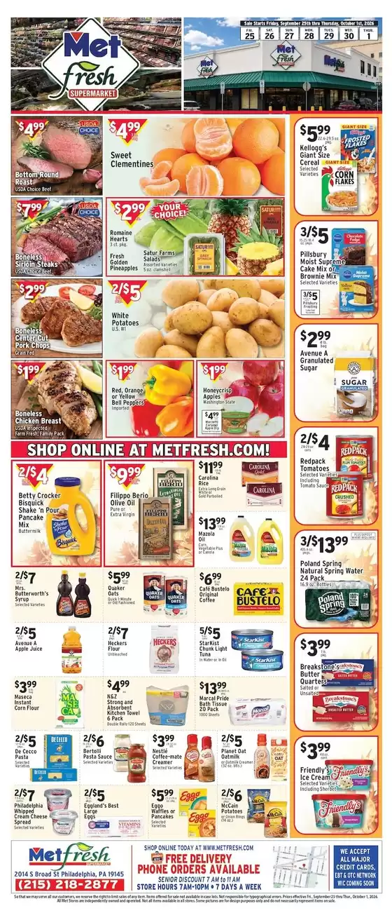 Met Foodmarkets catalogue | Discounts and promotions | 2026-09-25T00:00:00.000Z - 2026-10-01T00:00:00.000Z