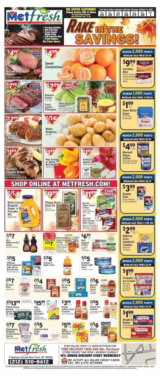 Met Foodmarkets catalogue | Exclusive deals and bargains | 2026-09-25T00:00:00.000Z - 2026-10-01T00:00:00.000Z