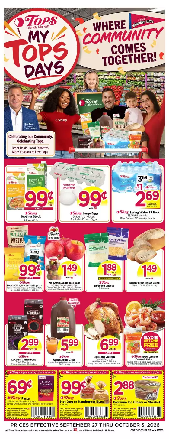 Tops catalogue | Great discounts on selected products | 2026-09-27T00:00:00.000Z - 2026-10-03T00:00:00.000Z