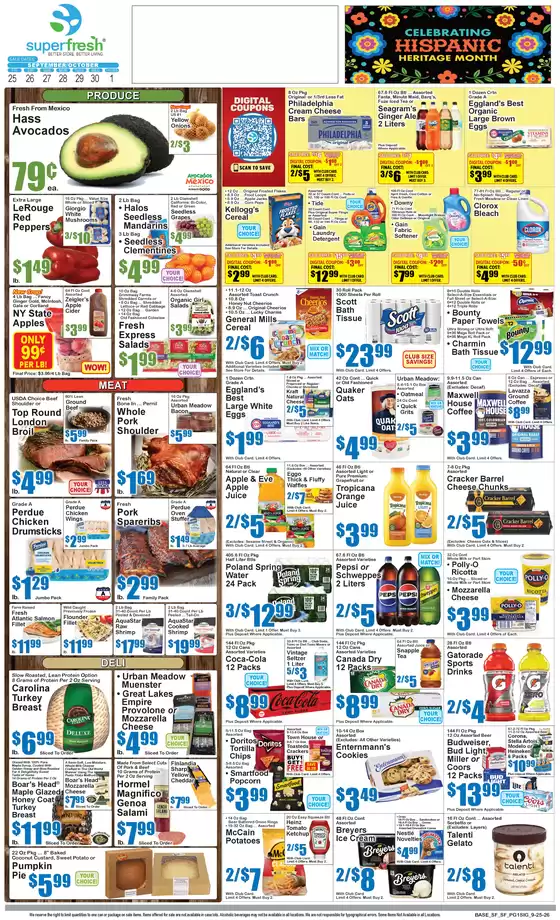 Super Fresh catalogue | Super Fresh weekly ad | 2026-09-25T00:00:00.000Z - 2026-10-01T00:00:00.000Z