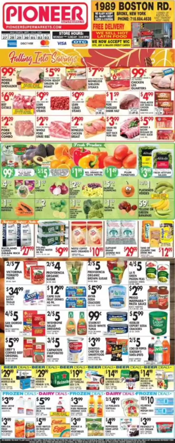 Pioneer Supermarkets catalogue in Passaic NJ | Current special promotions | 2026-09-27T00:00:00.000Z - 2026-10-03T00:00:00.000Z