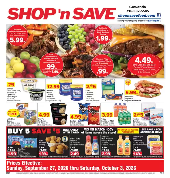 Shop 'n Save catalogue | Wide range of offers | 2026-09-27T00:00:00.000Z - 2026-10-03T00:00:00.000Z