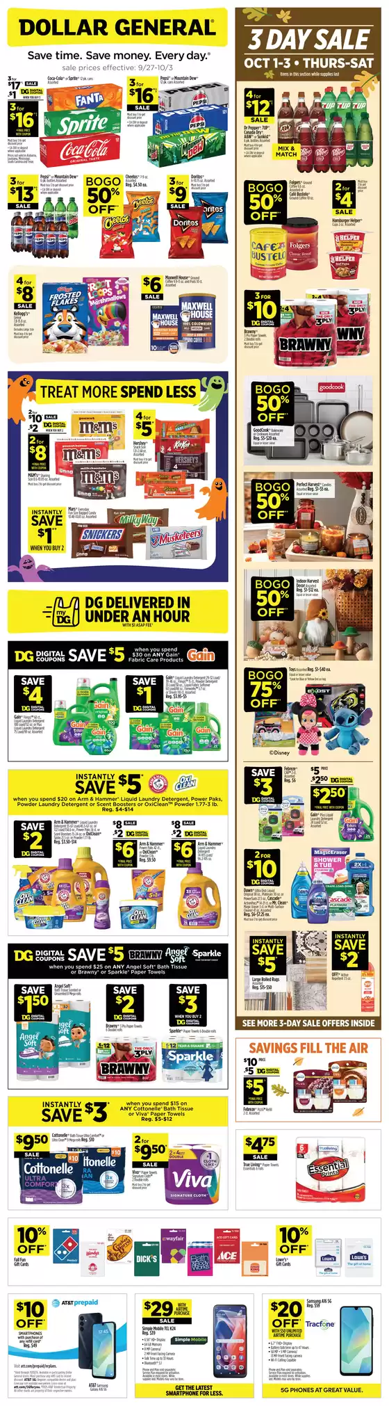 Dollar General catalogue in Westfield IN | Discounts and promotions | 2026-09-27T00:00:00.000Z - 2026-10-03T00:00:00.000Z