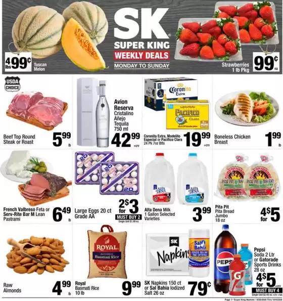 Super King Markets catalogue in Rowland Heights CA | Great offer for bargain hunters | 2026-09-28T00:00:00.000Z - 2026-10-04T00:00:00.000Z