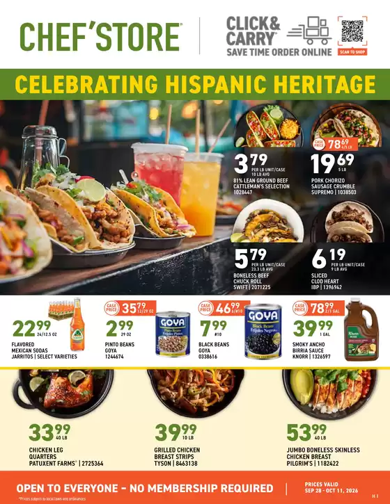 Chef'Store catalogue in West Columbia SC | Exclusive deals for our customers | 2026-09-28T00:00:00.000Z - 2026-10-11T00:00:00.000Z
