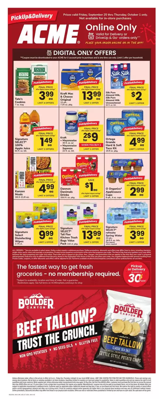 ACME catalogue | Acme Markets - SP | 2026-09-25T00:00:00.000Z - 2026-10-01T00:00:00.000Z