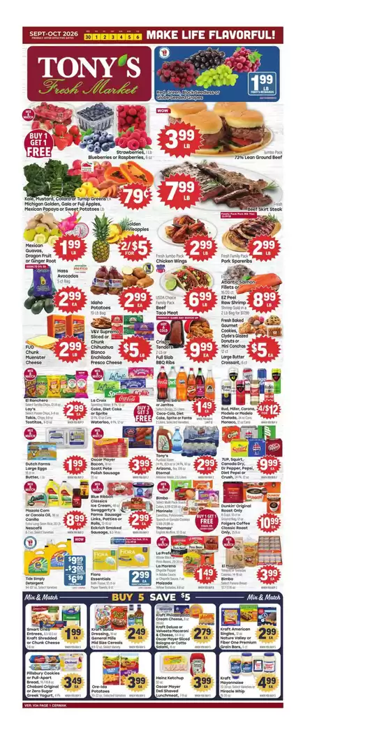 Tony's Fresh Market catalogue in Chicago IL | Weekly Ad | 2026-09-30T00:00:00.000Z - 2026-10-06T00:00:00.000Z
