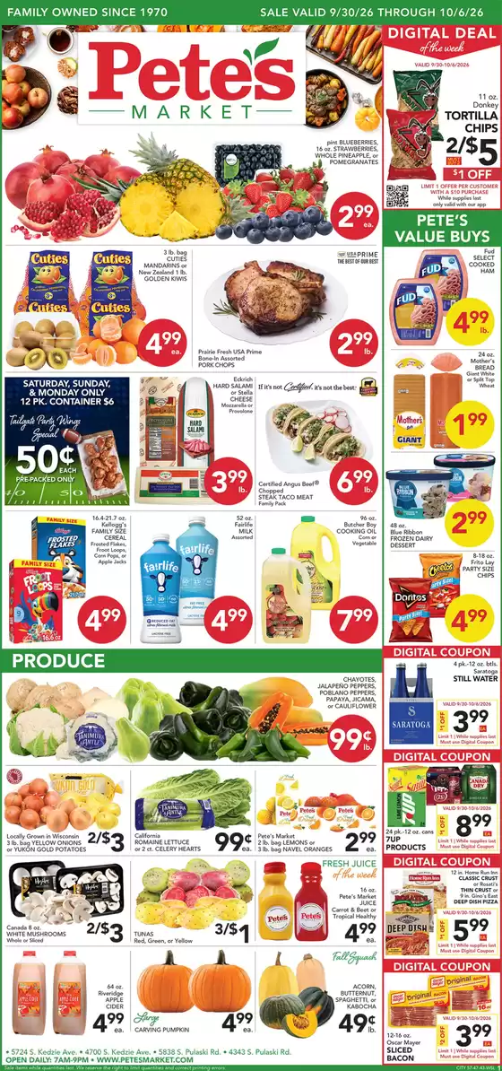 Pete's Fresh Market catalogue in Chicago IL | Exclusive bargains | 2026-09-30T00:00:00.000Z - 2026-10-06T00:00:00.000Z
