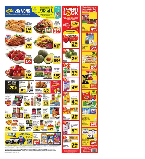 Vons catalogue in Shafter CA | Weekly Ad - SoCal | 2026-09-30T00:00:00.000Z - 2026-10-06T00:00:00.000Z