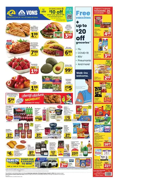 Vons catalogue in Pasadena CA | Weekly Ad - SoCal | 2026-09-30T00:00:00.000Z - 2026-10-06T00:00:00.000Z