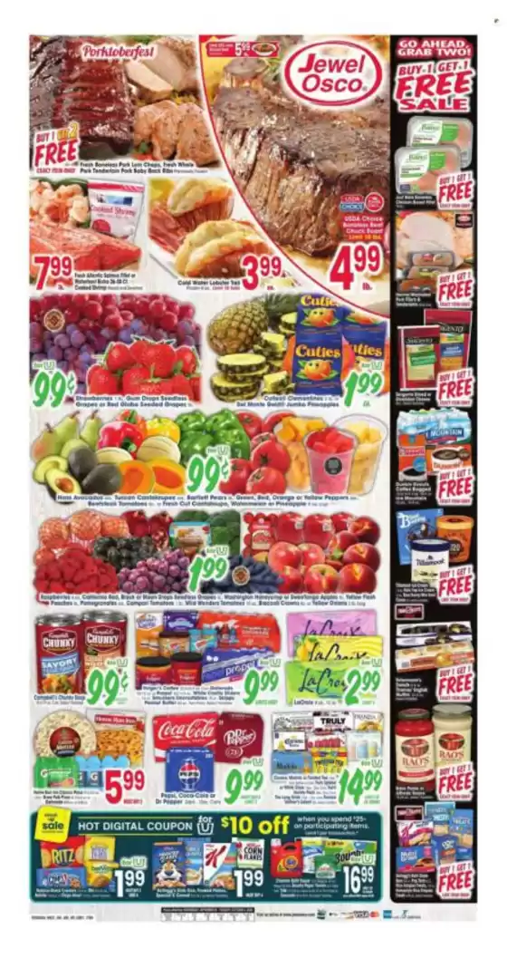 Jewel-Osco catalogue in Bolingbrook IL | Jewel-Osco Weekly ad | 2026-09-30T00:00:00.000Z - 2026-10-06T00:00:00.000Z
