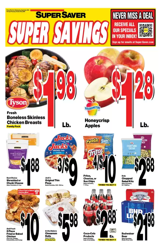 Super Saver catalogue | Top deals and discounts | 2026-09-30T00:00:00.000Z - 2026-10-06T00:00:00.000Z
