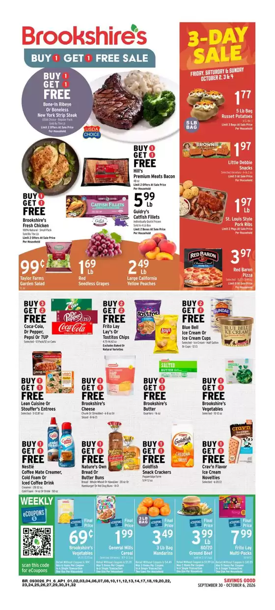 Brookshire's catalogue | Our best offers for you | 2026-09-30T00:00:00.000Z - 2026-10-06T00:00:00.000Z