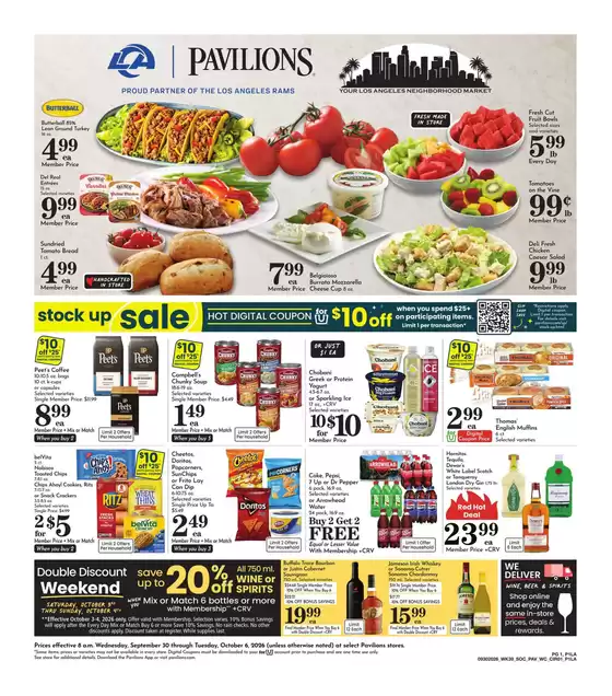 Pavilions catalogue in Whittier CA | Weekly Ad | 2026-09-30T00:00:00.000Z - 2026-10-06T00:00:00.000Z