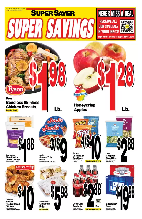 Super Saver catalogue | Special offers for you | 2026-09-30T00:00:00.000Z - 2026-10-06T00:00:00.000Z