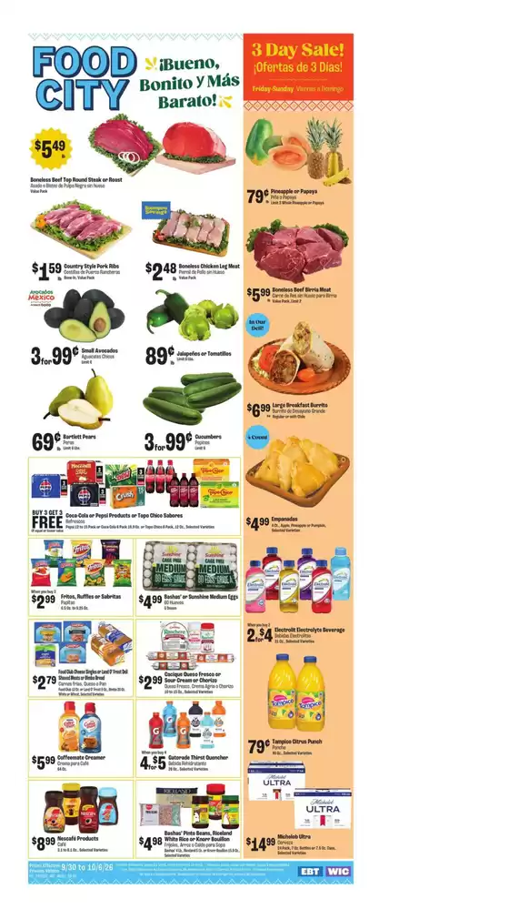 Food City catalogue in Cashion AZ | Top offers for all bargain hunters | 2026-09-30T00:00:00.000Z - 2026-10-06T00:00:00.000Z