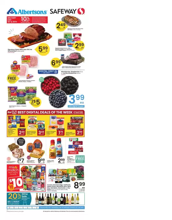 Albertsons catalogue | Great discounts on selected products | 2026-09-30T00:00:00.000Z - 2026-10-06T00:00:00.000Z