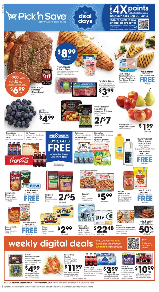 Pick'n Save catalogue | Top offers for all bargain hunters | 2026-09-30T00:00:00.000Z - 2026-10-06T00:00:00.000Z