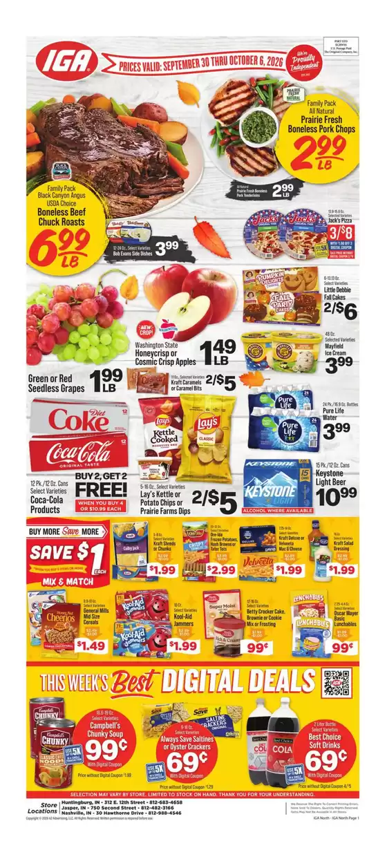 IGA catalogue | Attractive special offers for everyone | 2026-09-30T00:00:00.000Z - 2026-10-06T00:00:00.000Z