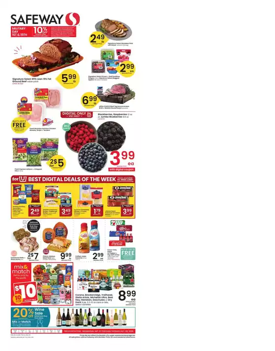 Safeway catalogue in Englewood CO | Great offer for all customers | 2026-09-30T00:00:00.000Z - 2026-10-06T00:00:00.000Z