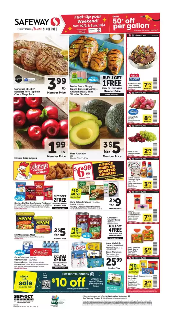 Safeway catalogue | Great offer for bargain hunters | 2026-09-30T00:00:00.000Z - 2026-10-06T00:00:00.000Z