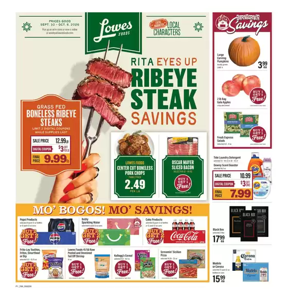 Lowes Foods catalogue in Dawsonville GA | Weekly Ad | 2026-09-30T00:00:00.000Z - 2026-10-06T00:00:00.000Z