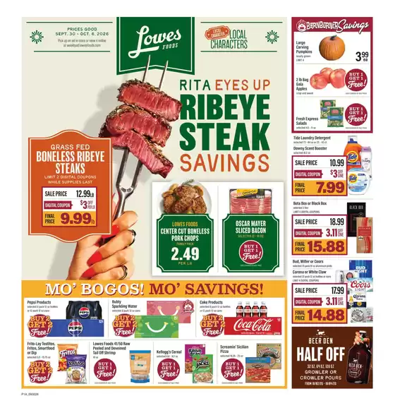 Lowes Foods catalogue in Conway SC | Weekly Ad | 2026-09-30T00:00:00.000Z - 2026-10-06T00:00:00.000Z