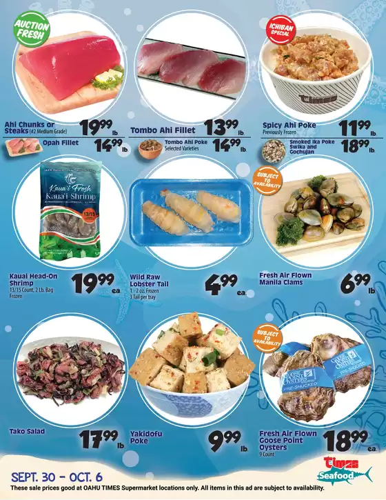 Times Supermarkets catalogue | Seafood Specials | 2026-09-30T00:00:00.000Z - 2026-10-06T00:00:00.000Z