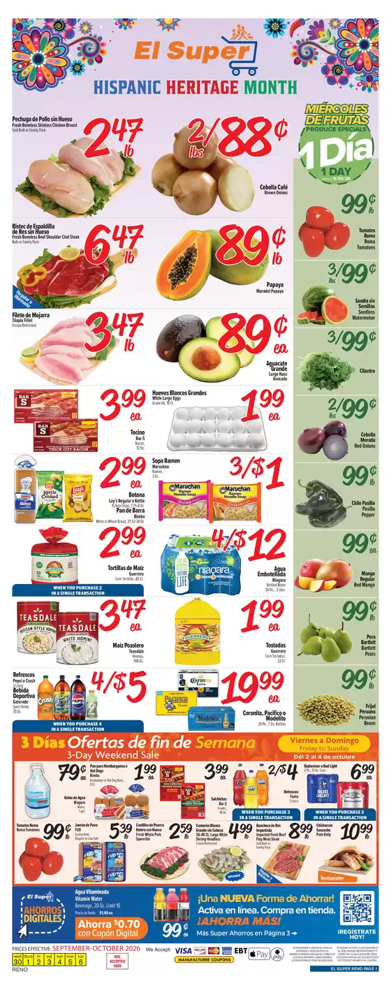 El Super catalogue | Discover attractive offers | 2026-09-30T00:00:00.000Z - 2026-10-06T00:00:00.000Z